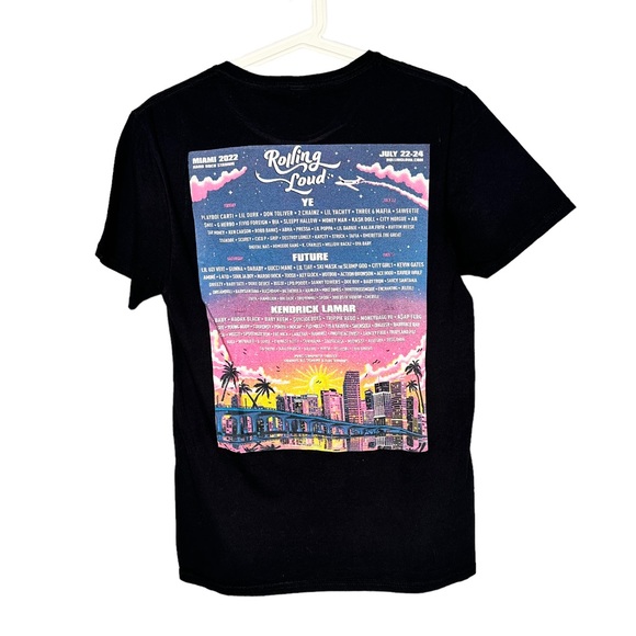 Rolling Loud 2022 Miami graphic tee music festival size small - Picture 3 of 3